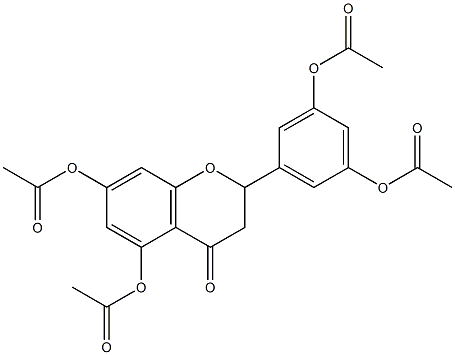 3',5,5',7-Tetraacetoxyflavanone Struktur