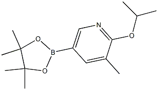 2-isopropoxy-3-Methyl-5-(4,4,5,5-tetraMethyl-1,3,2-dioxaborolan-2-yl)pyridine Struktur