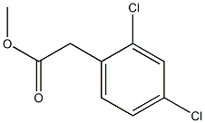 2,4-Dichlorophenylacetic acid methyl ester Solution Struktur