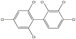 2,2',3,4,4',6'-Hexachlorobiphenyl Solution Struktur