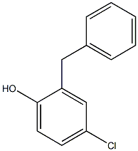 o-Benzyl-p-chlorophenol Solution Struktur