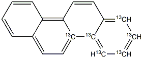 Chrysene (13C6) Solution Struktur