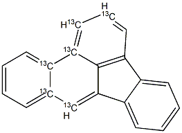 Benzo(b)fluoranthene (13C6) Solution Struktur