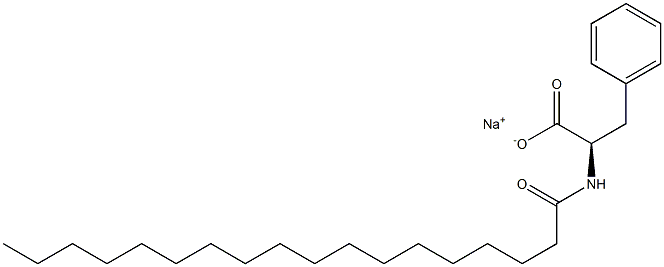 N-Octadecanoyl-D-phenylalanine sodiuM salt Struktur