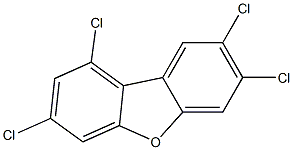 1,3,7,8-Tetrachlorodibenzofuran 50 μg/mL in Toluene Struktur