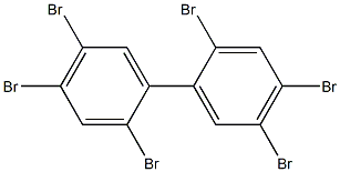 2,2',4,4',5,5'-Hexabromobiphenyl 100 μg/mL in Hexane Struktur