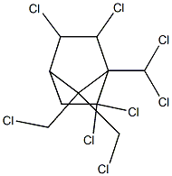 2,2,5-endo,6-exo,8,9,10,10-Octachlorobornane 5 μg/mL in iso-Octane CERTAN Struktur