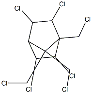 2-endo,3-exo,5-endo,6-exo,8,9,10-Heptachlorobornane (Hp-Sed) 5 μg/mL in iso-Octane CERTAN Struktur