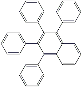 Naphthalene, 1,2,3,4-tetraphenyl Struktur