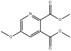 diMethyl 5-Methoxypyridine-2,3-dicarboxylate Struktur