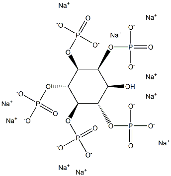 D-myo-Inositol-1,2,4,5,6-pentaphosphate (sodium salt) Struktur