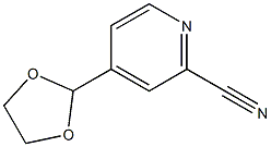 4-(1,3-dioxolan-2-yl)picolinonitrile Struktur