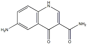 6-aMino-4-oxo-1,4-dihydroquinoline-3-carboxaMide Struktur