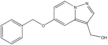 (5-(benzyloxy)pyrazolo[1,5-a]pyridin-3-yl)Methanol Struktur