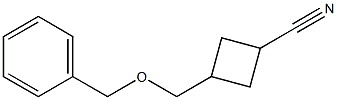 3-(benzyloxyMethyl)cyclobutanecarbonitrile Struktur