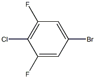 4-chloro-3,5-difluorobroMobezene Struktur