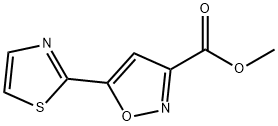 Methyl 5-(2-Thiazolyl)isoxazole-3-carboxylate Struktur