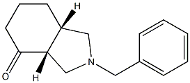 (3aR,7aS)-2-benzylhexahydro-1H-isoindol-4(2H)-one Struktur