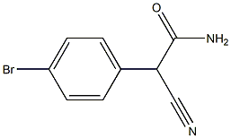 2-(4-broMophenyl)-2-cyanoacetaMide Struktur