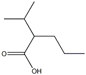 (2RS)-2-(1-Methylethyl)pentanoic Acid Struktur