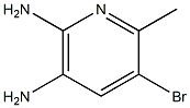 3-BroMo-5,6-diaMino-2-picoline Struktur