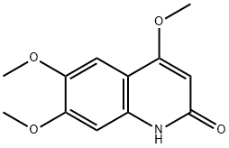 4,6,7-triMethoxyquinolin-2(1H)-one Struktur