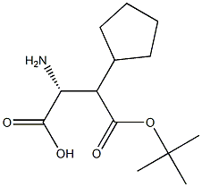 Boc-(R)-2-aMino-3-cyclopentylpropanoic acid Struktur