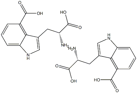 4-Carboxy-D-tryptophan 4-Carboxy-D-tryptophan Struktur