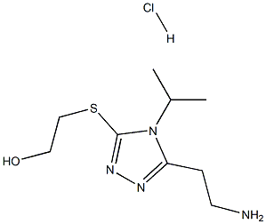 2-((5-(2-aMinoethyl)-4-isopropyl-4H-1,2,4-triazol-3-yl)thio)ethanol hydrochloride Struktur