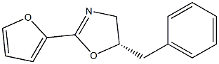 (S)-5-Benzyl-2-(furan-2-yl)-4,5-dihydrooxazole Struktur