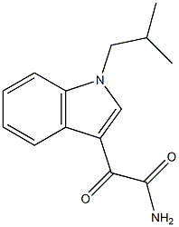 2-(1-isobutyl-1H-indol-3-yl)-2-oxoacetaMide Struktur