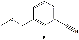 2-broMo-3-(MethoxyMethyl)benzonitrile Struktur