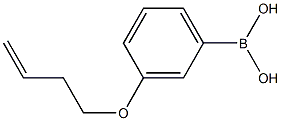 3-(but-3-enyloxy)phenylboronic acid Struktur