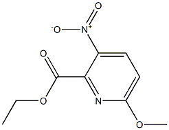 Ethyl 6-Methoxy-3-nitropicolinate Struktur