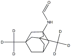 N-[3,5-(DiMethyl-d6)adaMantan-1-yl]forMaMide Struktur