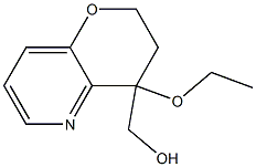 (4-ethoxy-3,4-dihydro-2H-pyrano[3,2-b]pyridin-4-yl)Methanol Struktur