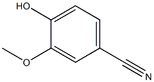 Benzonitrile, 4-hydroxy-3-Methoxy- Struktur