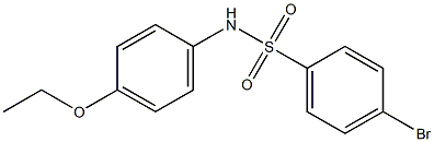 4-BroMo-N-(4-ethoxyphenyl)benzenesulfonaMide, 97% Struktur