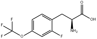 2-Fluoro-4-(trifluoroMethoxy)-DL-phenylalanine, 97% Struktur