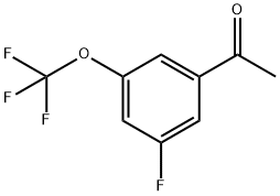 3'-Fluoro-5'-(trifluoroMethoxy)acetophenone, 97% Structure