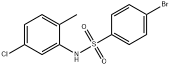 4-BroMo-N-(5-chloro-2-Methylphenyl)benzenesulfonaMide, 97% Struktur