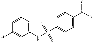 N-(3-Chlorophenyl)-4-nitrobenzenesulfonaMide, 97% Struktur