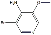 3-BroMo-5-Methoxy-pyridin-4-ylaMine Struktur