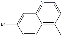 7-BroMo-4-Methyl-quinoline Struktur