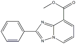 Methyl 2-phenyl-[1,2,4]triazolo[1,5-a]pyridine-8-carboxylate Struktur