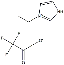 N-ethyliMidazoliuM trifluoroacetate Struktur