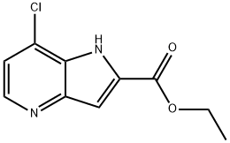 ethyl 7-chloro-1H-pyrrolo[3,2-b]pyridine-2-carboxylate Struktur