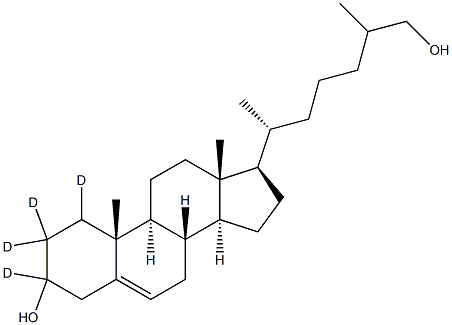 (25RS)-26-Hydroxycholesterol--d4 Struktur