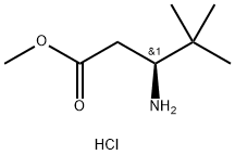 (S)-METHYL 3-AMINO-4,4-DIMETHYLPENTANATE HCL Struktur