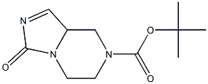 7-BOC-3-OXOHEXAHYDROIMIDAZO[1,5-A]PYRAZINE Struktur